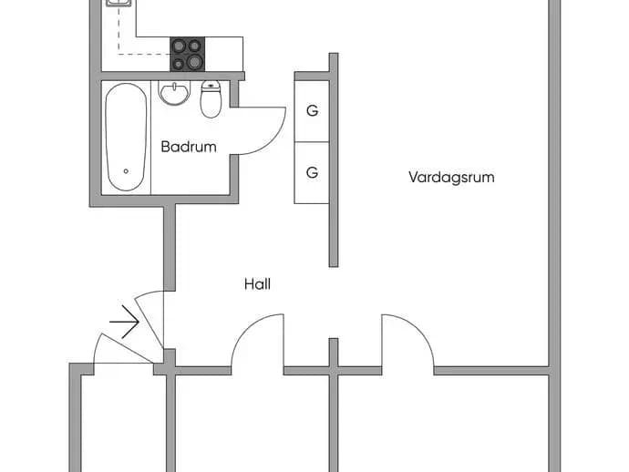 Floor plan for Vädurens gata 231
