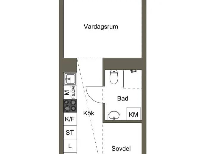 Planritning för Lackerargränd 3
