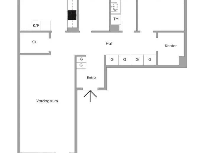 Planritning för Selma lagerlöfs gata 12