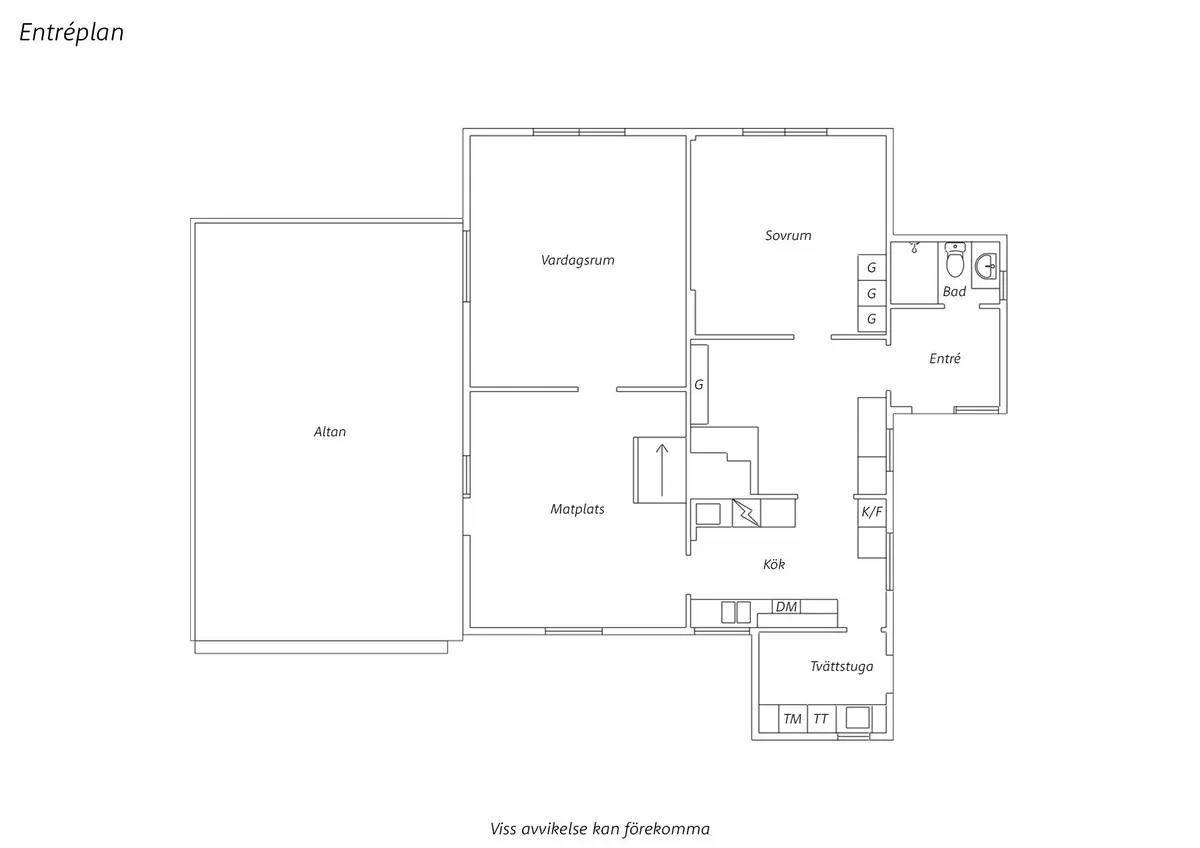 Floor plan for Bremnäs 200