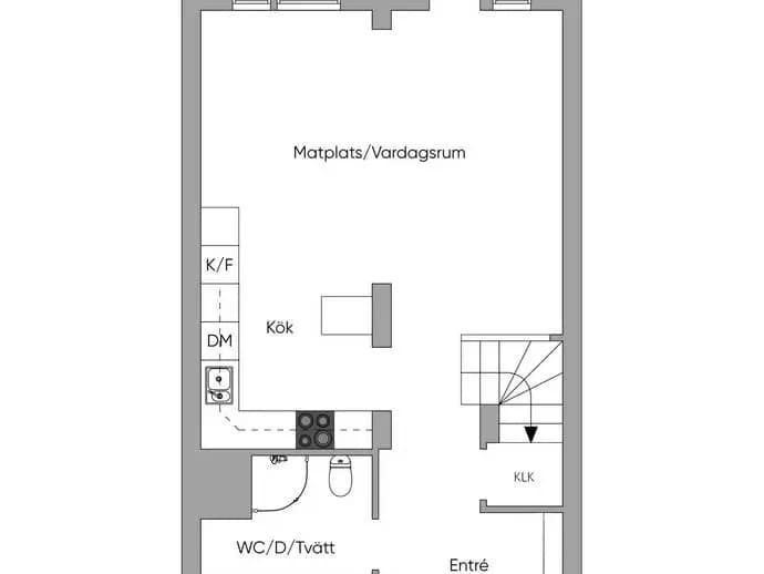 Planritning för Pingstgatan 69