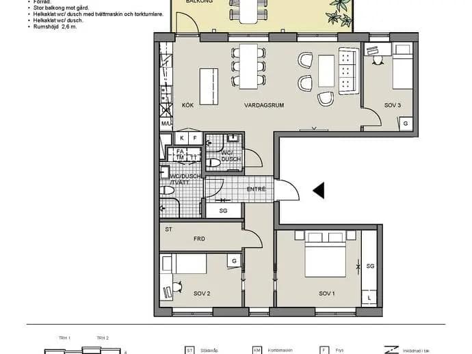 Floor plan for Vega allé 116