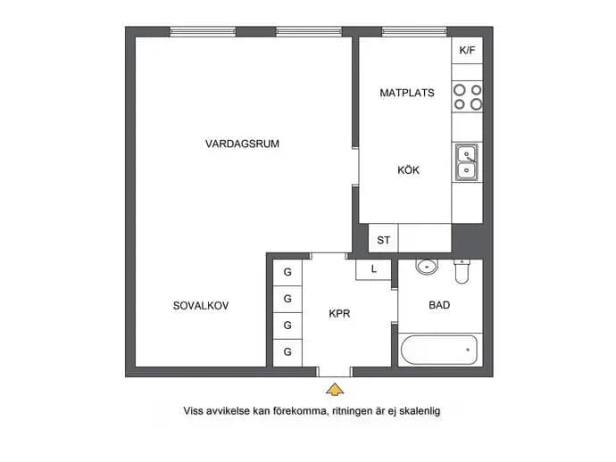 Floor plan for Legendvägen 27