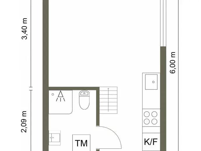 Planritning för Fridshällsvägen 27c