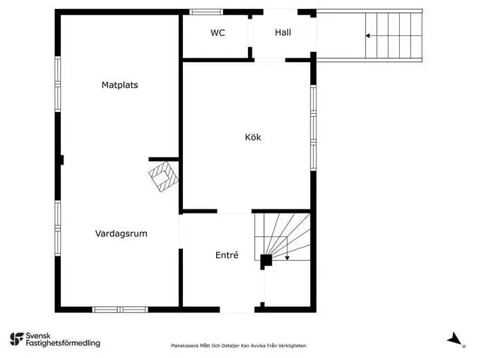 Floor plan for Sturegatan 24