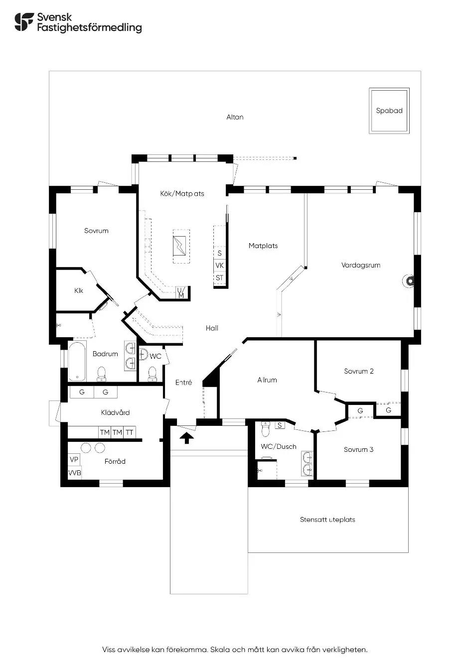 Planritning för Bonäsvägen 29