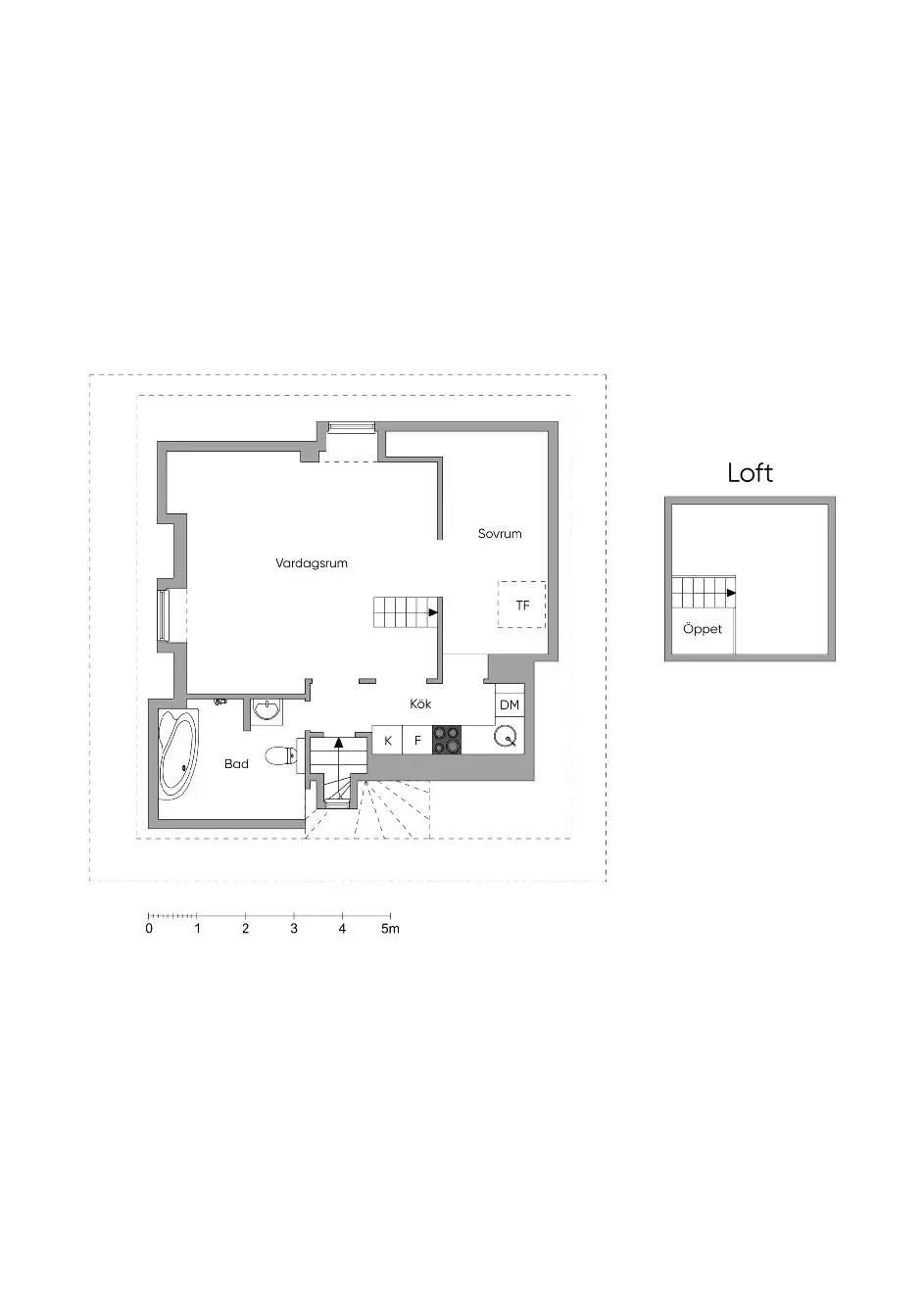 Floor plan for Alviksvägen 96