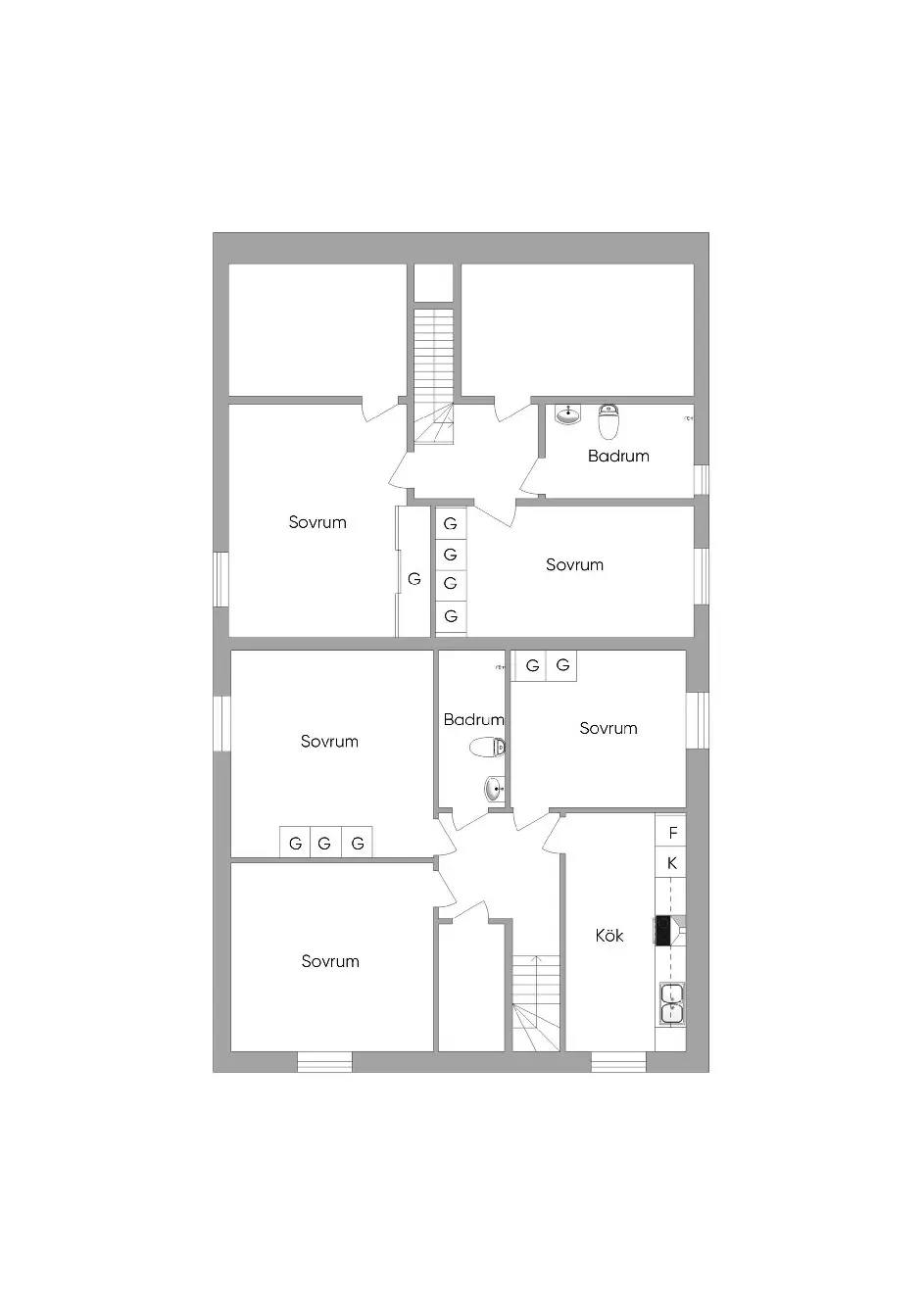 Floor plan for Göteborgsvägen 50A