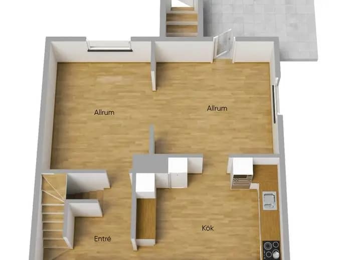Planritning för Tjörrödsgatan 6