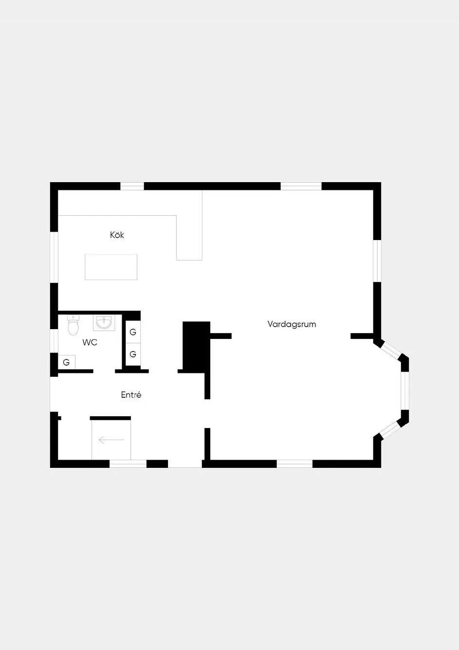 Planritning för Lovsjövägen 47