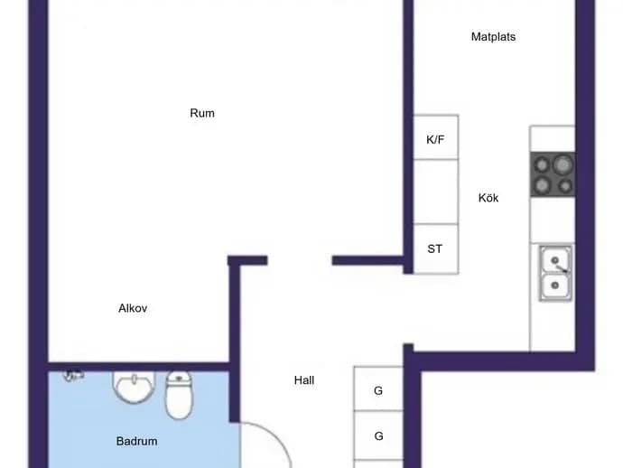Floor plan for Rondellen 5
