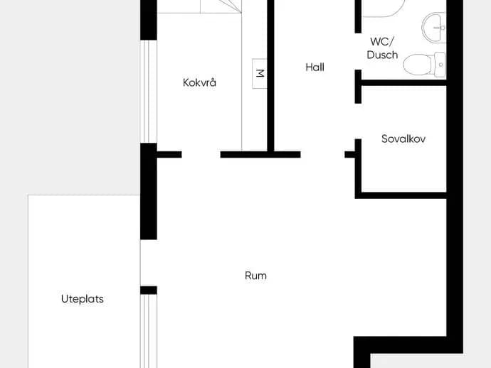 Planritning för Gröna gatan 16