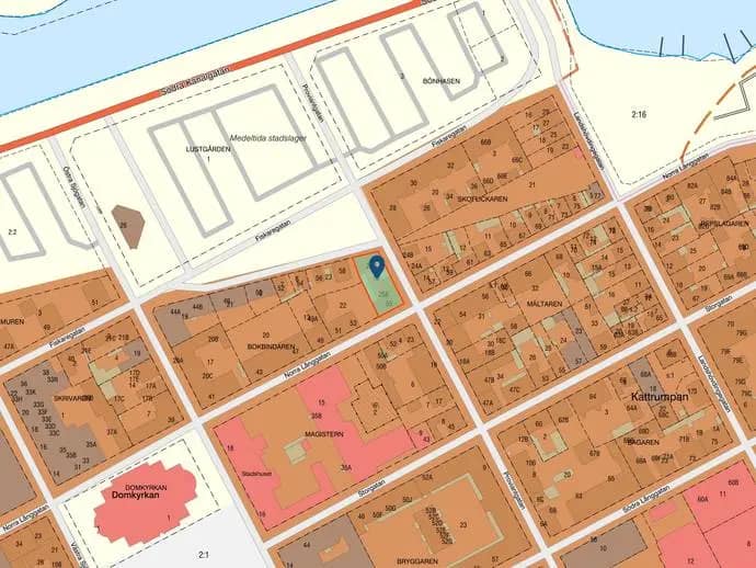 Floor plan for Norra Långgatan 55