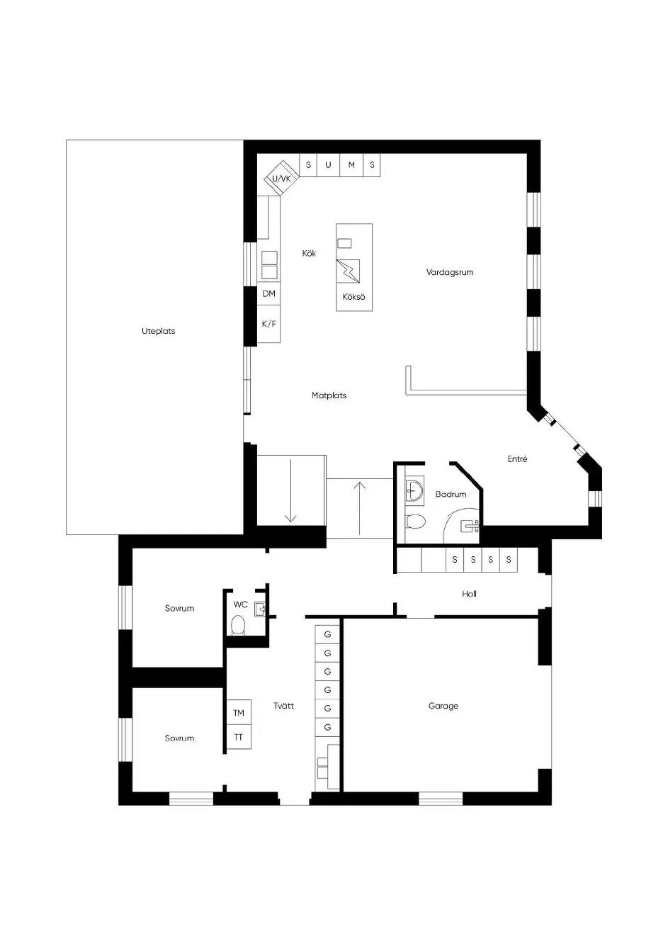 Floor plan for Väskinde Starrvägen 23