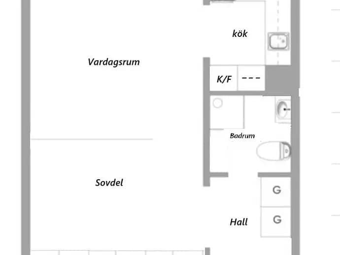 Floor plan for Edinsvägen 1