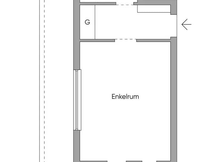Planritning för Landsvägsgatan 11