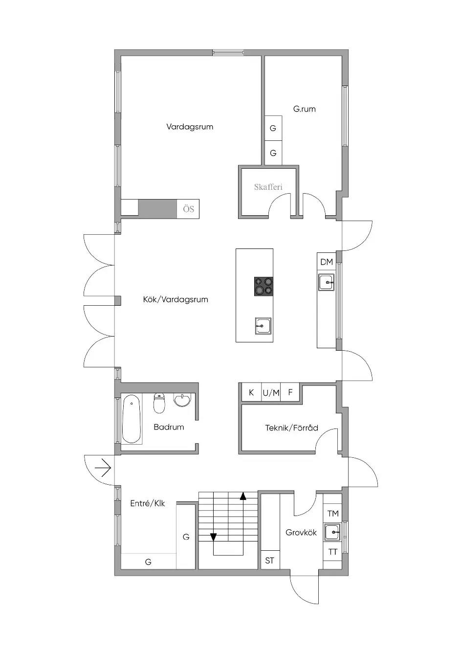 Floor plan for Kolarbacken 3