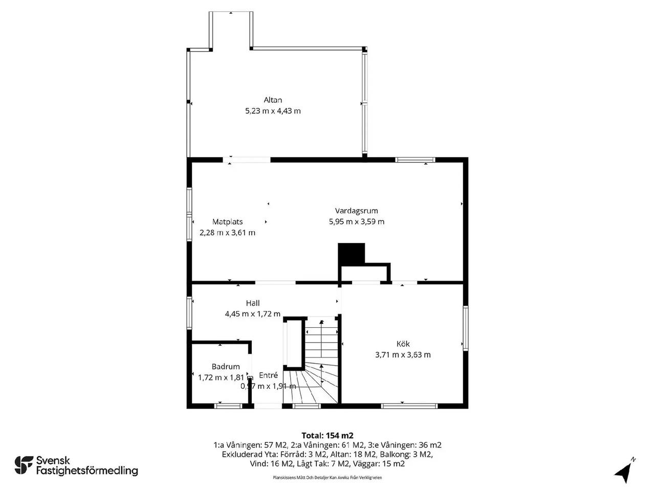 Floor plan for Bäckgatan 9