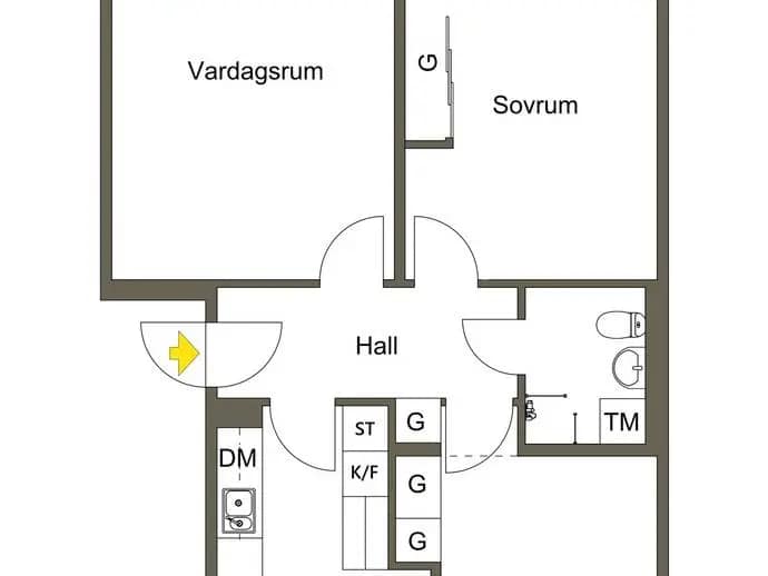 Floor plan for Tellusvägen 14