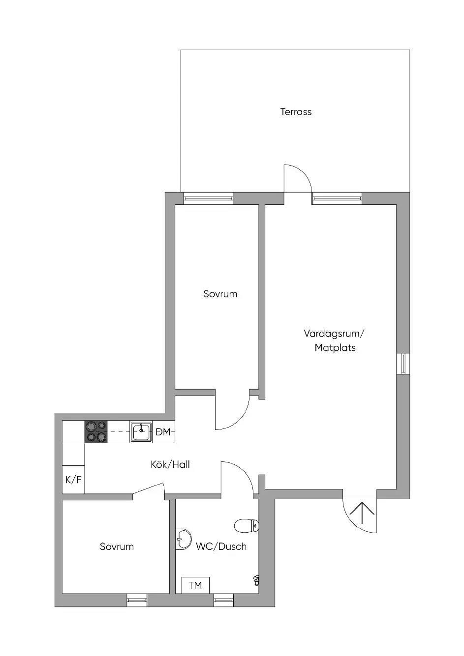 Floor plan for Ringstedsgatan 10