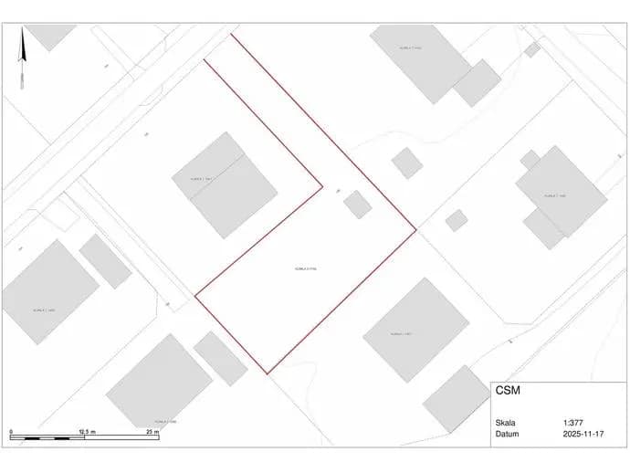 Planritning för Amaryllisvägen 12B