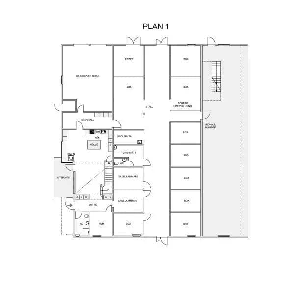 Planritning för Hägra 219