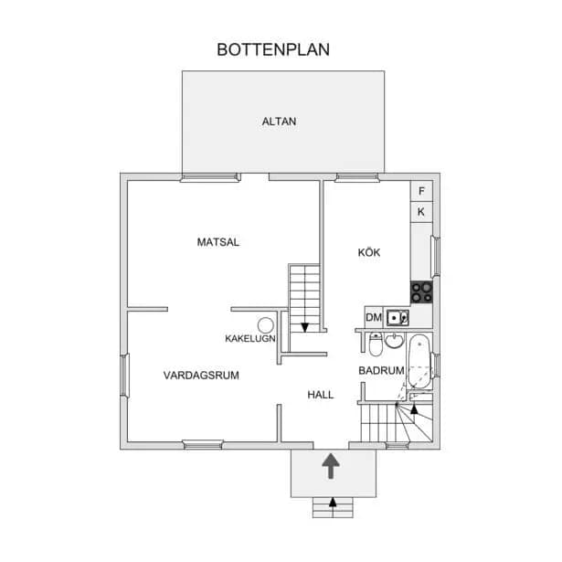 Floor plan for Lagmansgatan 17