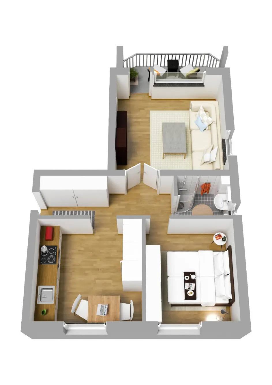 Floor plan for Kronetorpsgatan 62C