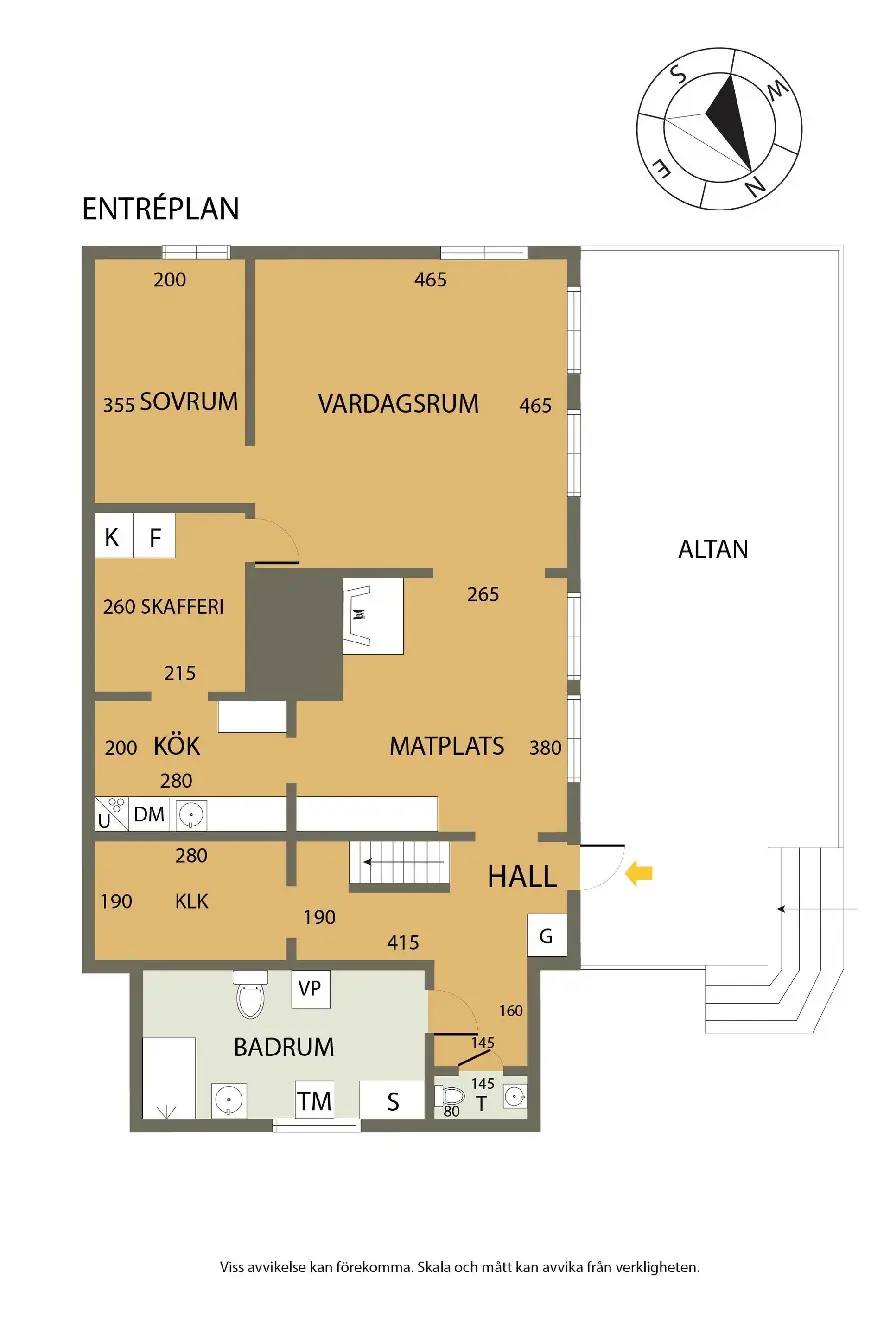 Floor plan for Långedal 41