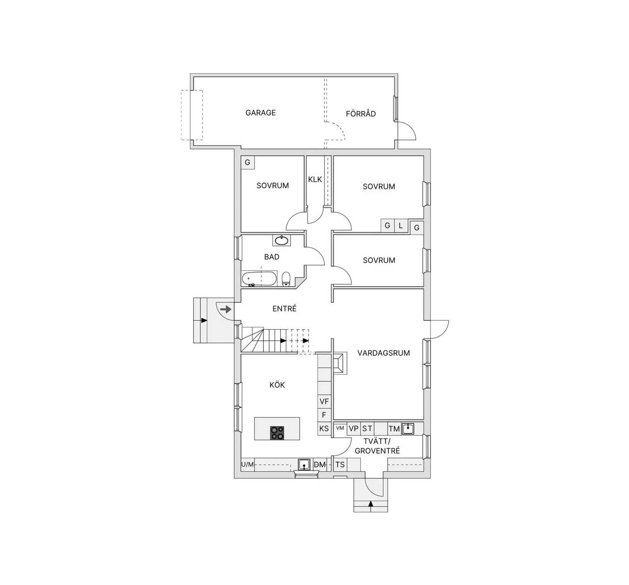Floor plan for Översättravägen 84