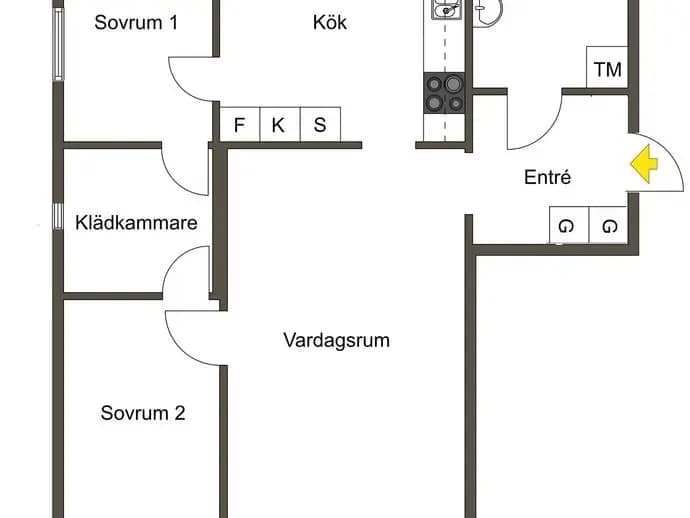 Planritning för Patron Pehrs väg 32