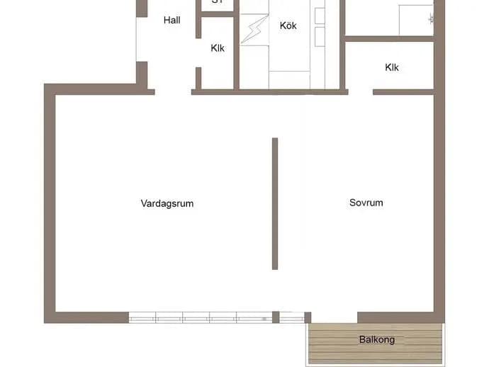 Floor plan for Tre Kronors väg 19