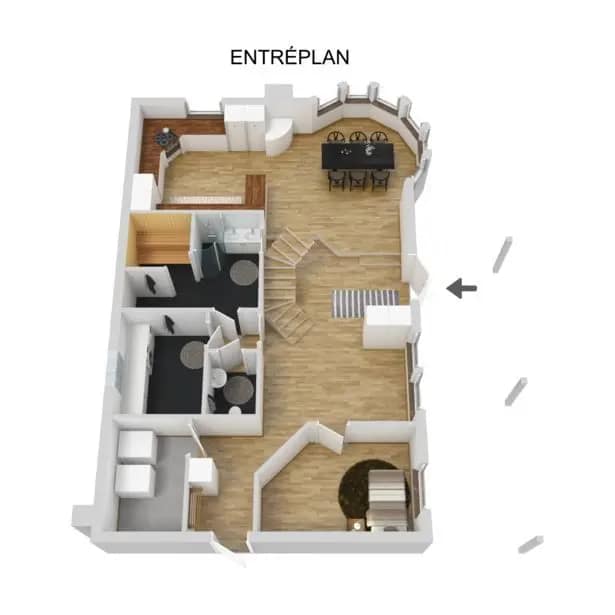 Planritning för Gullrisvägen 15