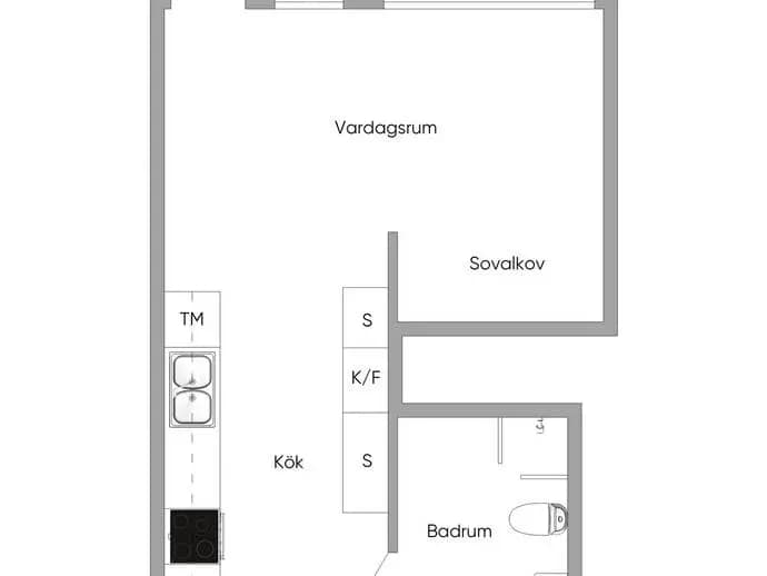 Floor plan for Larssons Berg 2