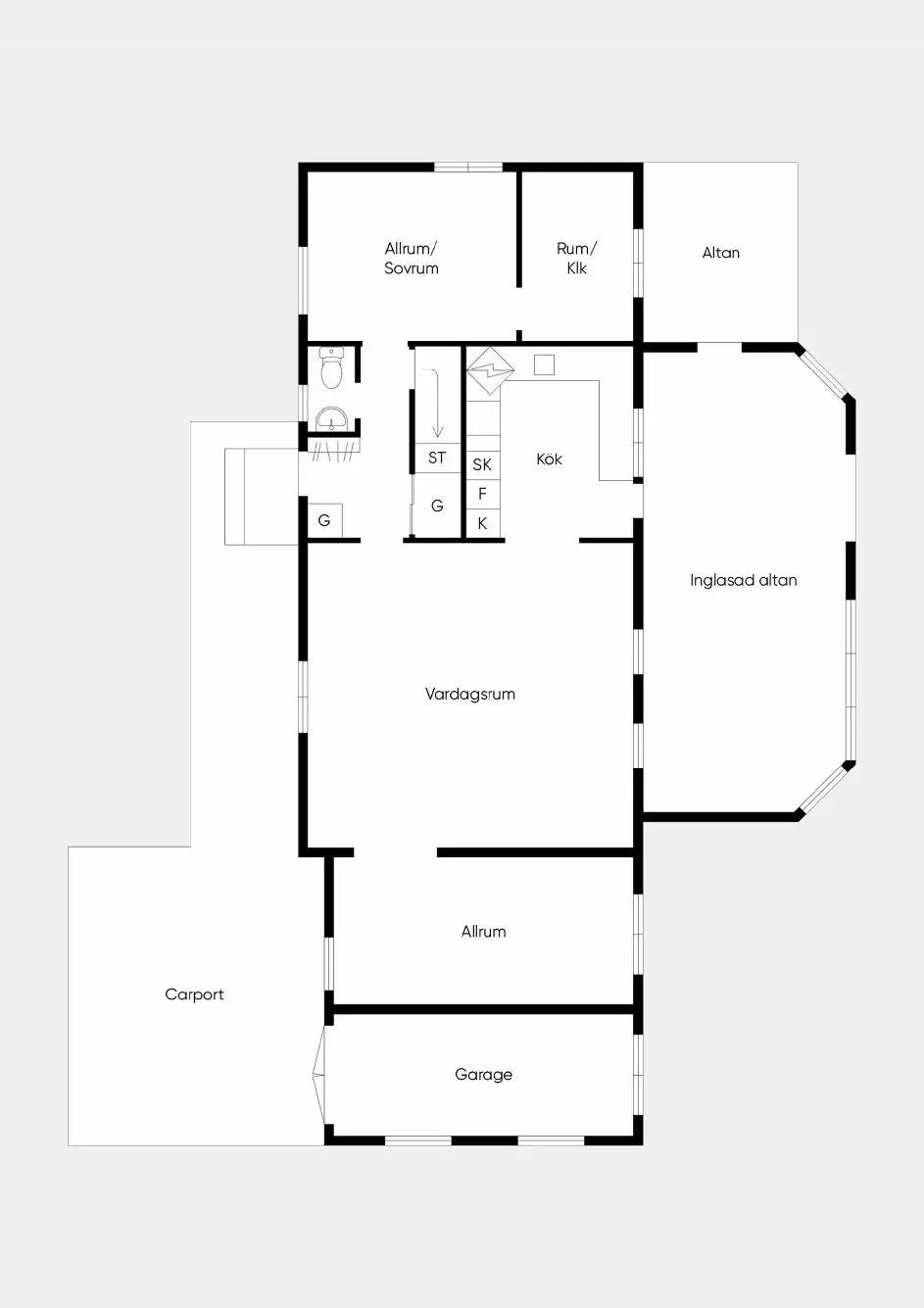 Floor plan for Spexerydsvägen 6