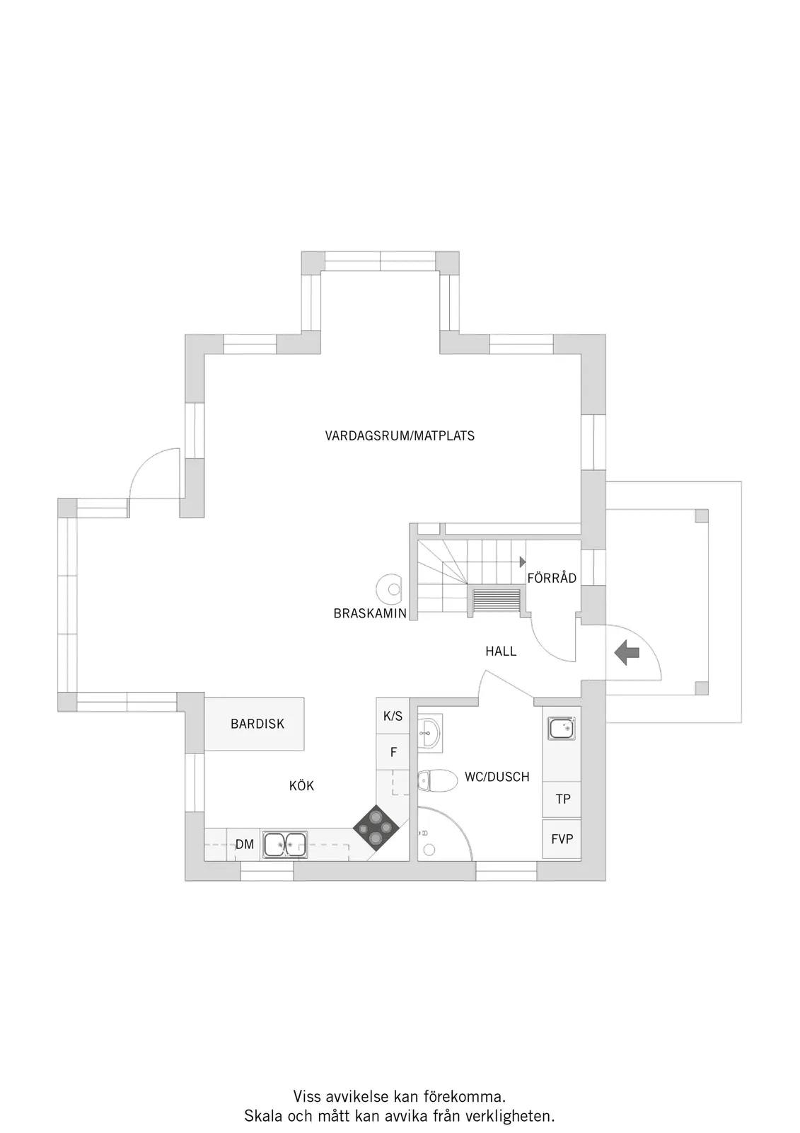 Floor plan for Sigyns väg 3