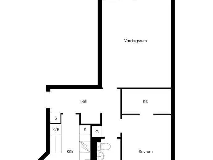 Floor plan for Stentorpsgatan 23B