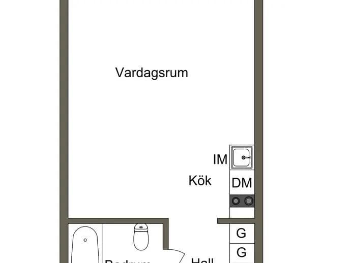 Planritning för S:t Göransgatan 31