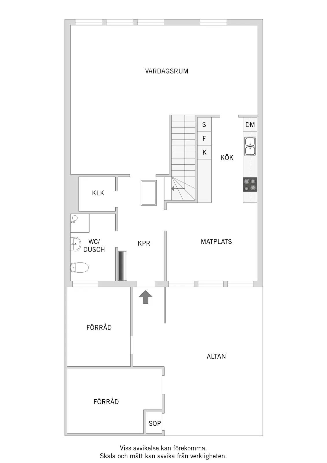 Floor plan for Tvetgatan 187