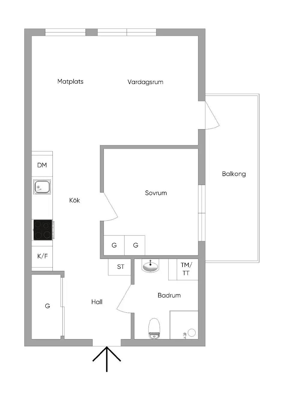 Planritning för Sågverksvägen 35