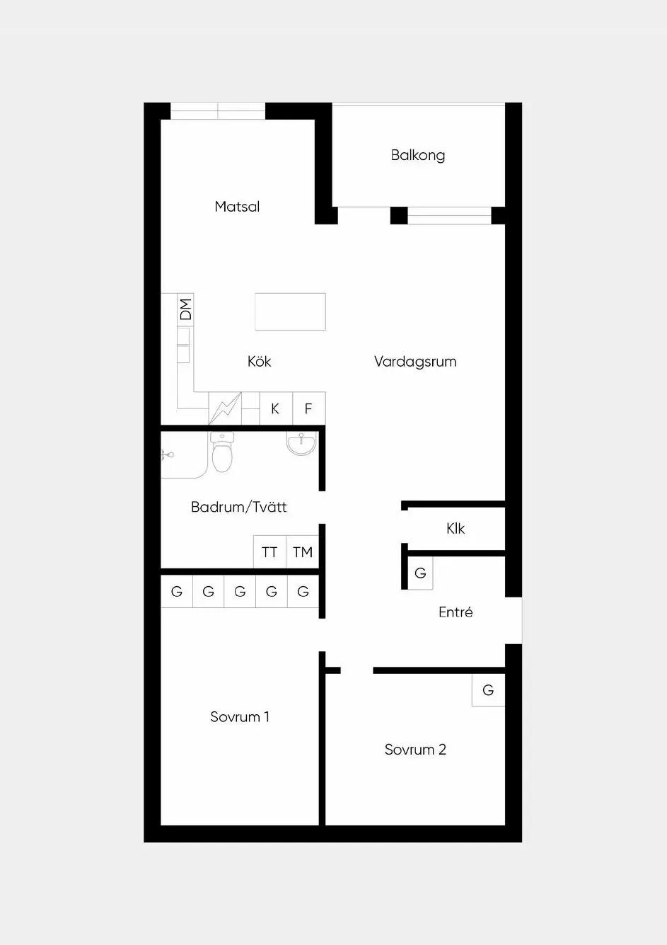 Floor plan for Sagogatan 10