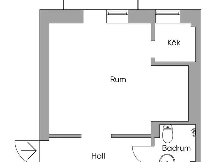 Floor plan for Nioörtsvägen 26