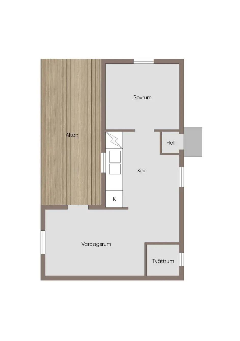 Planritning för Lövberg 13
