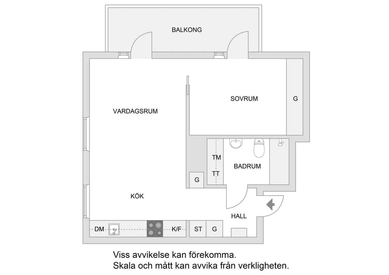 Floor plan for Vintergatan 2D, 4 tr