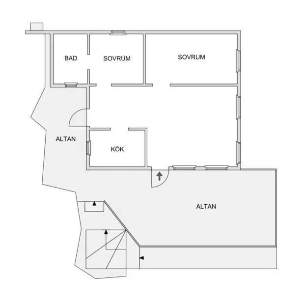 Planritning för Stora Varholmen nr 5