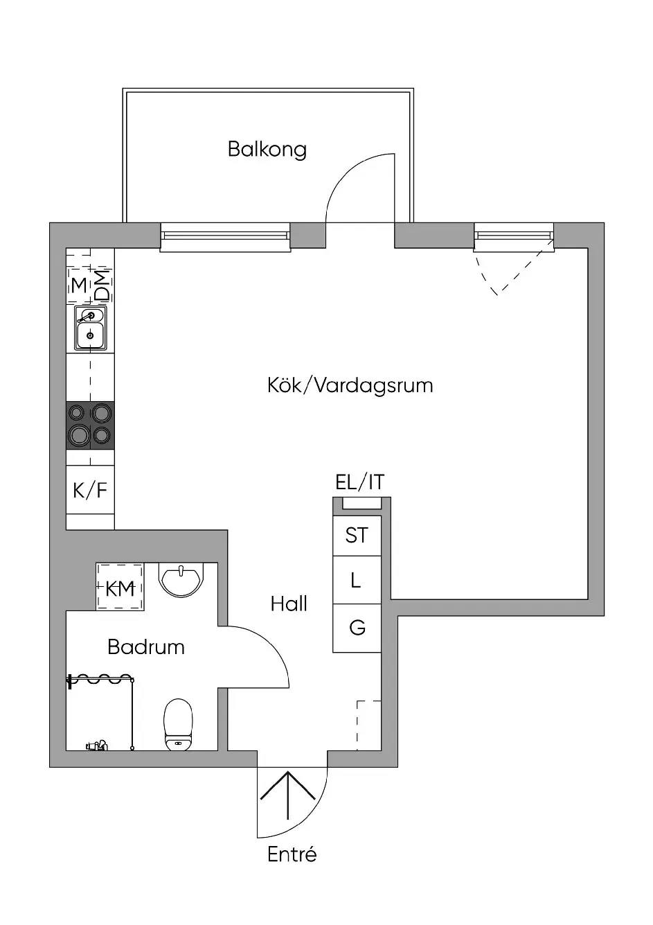 Floor plan for Forskningsringen 90B