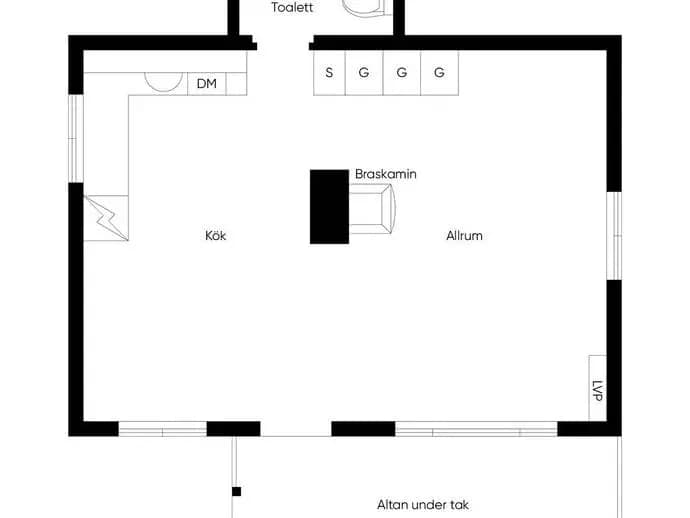 Floor plan for Kalkstensvägen 7