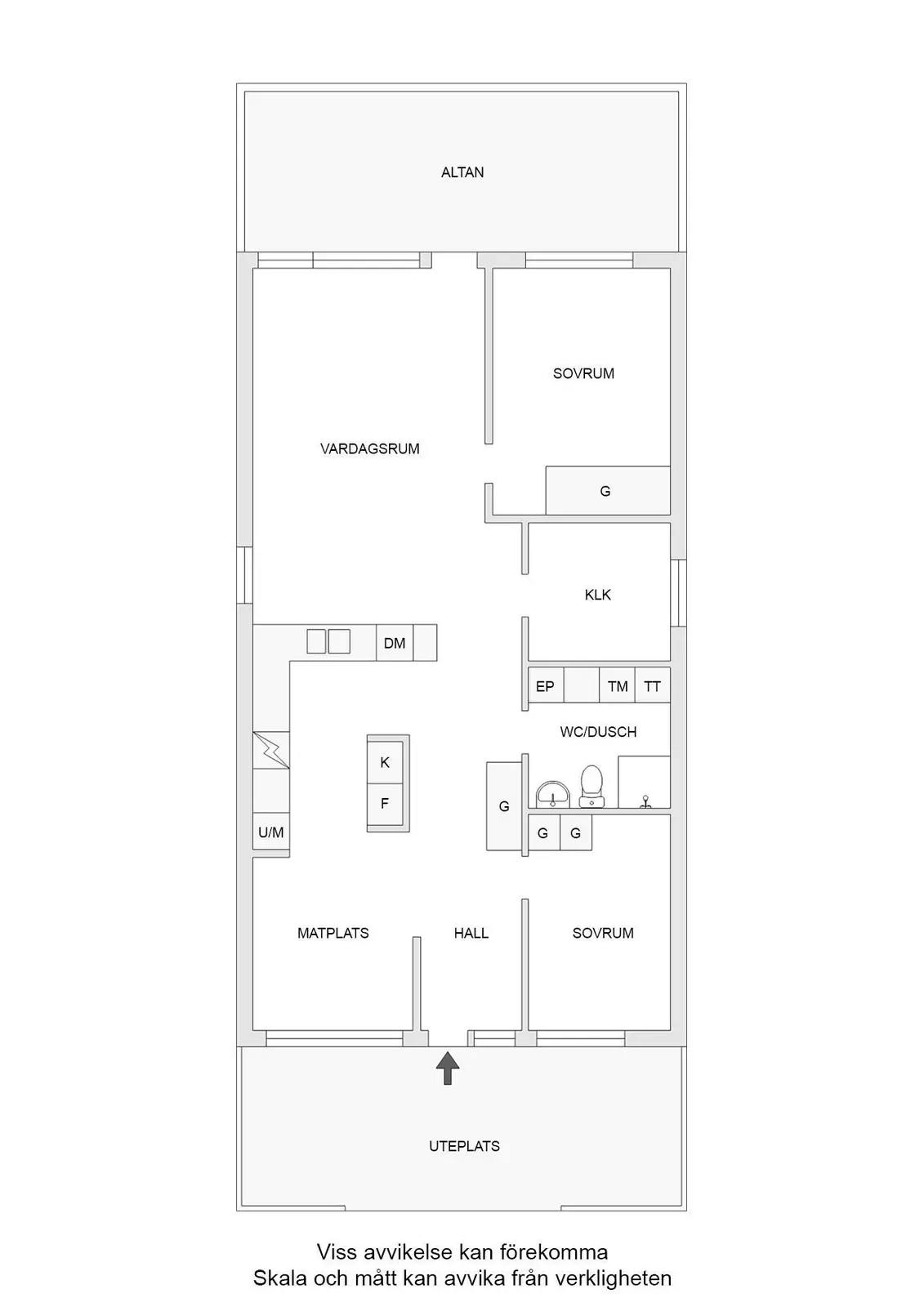 Floor plan for Häradsvägen 33Q