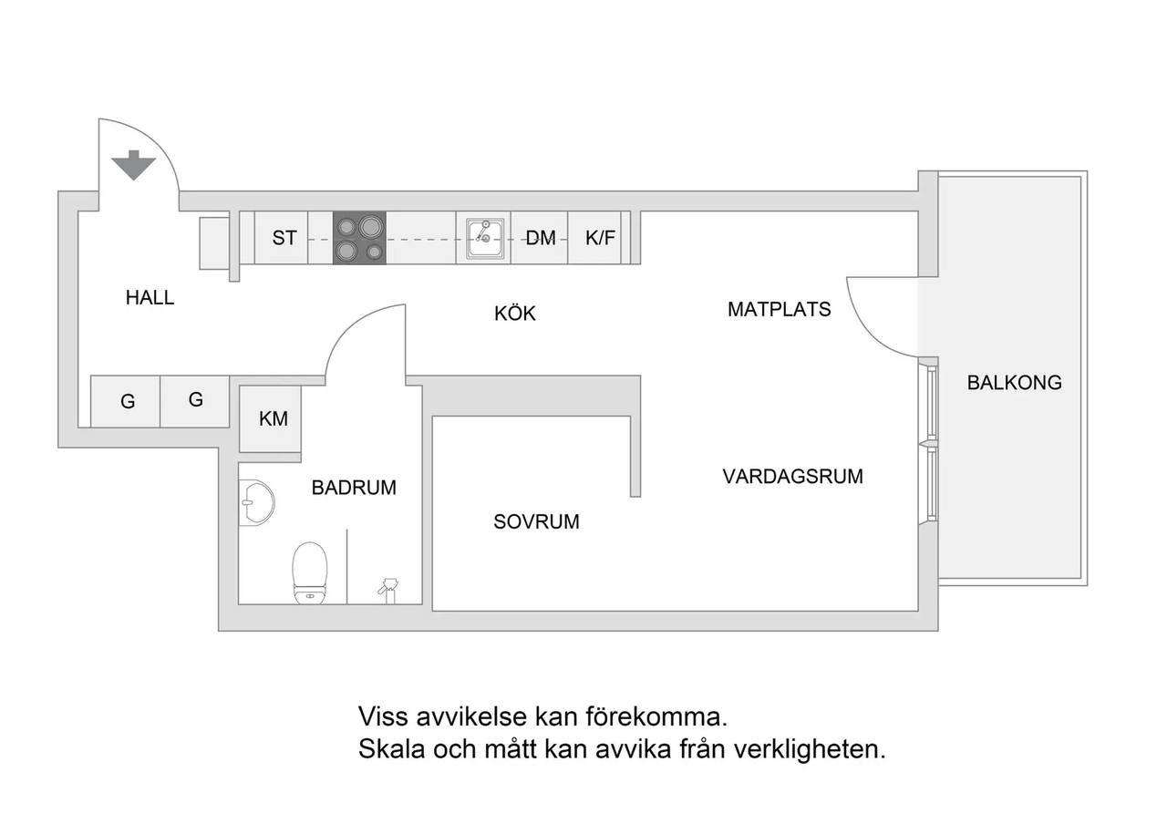 Planritning för Vintergatan 2d