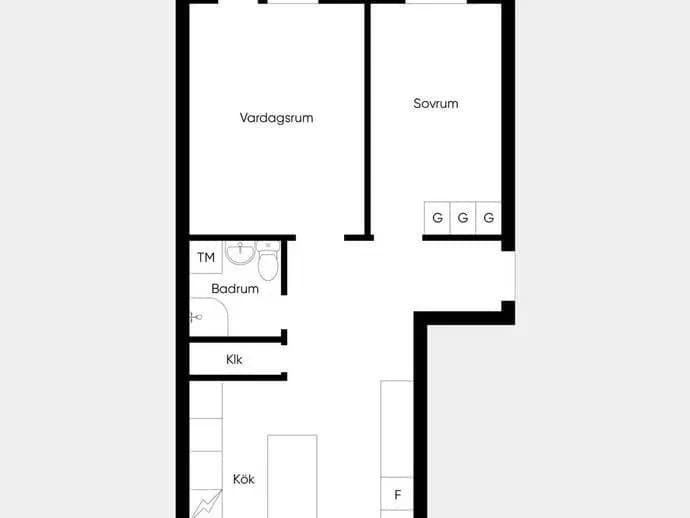 Planritning för Ekgatan 3